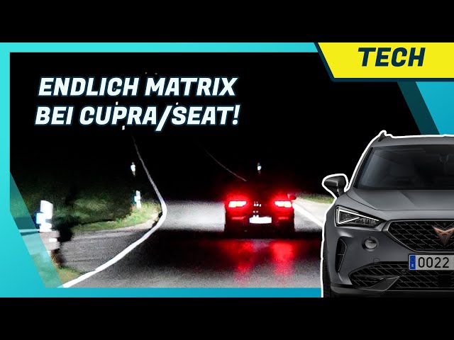 Matrix-LED Scheinwerfer im Cupra Formentor / Leon im Test