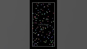 2D particle collision simulation