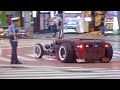 【渋谷】ローライダー他カスタムカー, スーパーカーがたくさん通過／Lowrider, Tuned car, Supercars arriving in Shibuya.