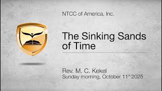 The Sinking Sands Of Time | Matthew 7:24-29 | Rev. M. C. Kekel