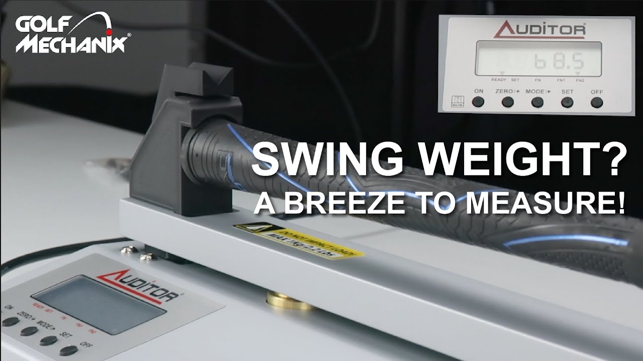 Digital swing weight scale. Golfmechanix 020405 Learning