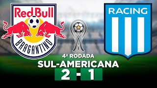 BRAGANTINO 2 x 1 RACING Sul-Americana 2024 4ª Rodada | Narração