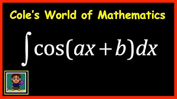 The Integral of cos(ax + b) ❖ Calculus 1