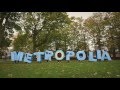 Galeria metropolia  biegajce literki akcja ambientowa