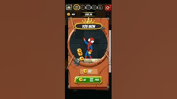 Spider Hero - Rescue Game & Pin Pull Hard Level 26 Solution Walkthrough
