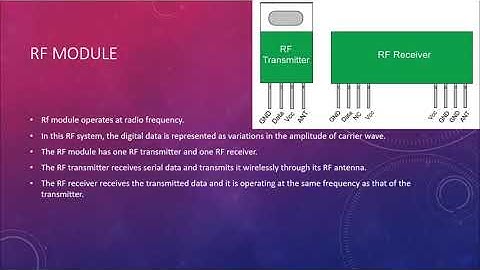 Communication between two robots using RF module