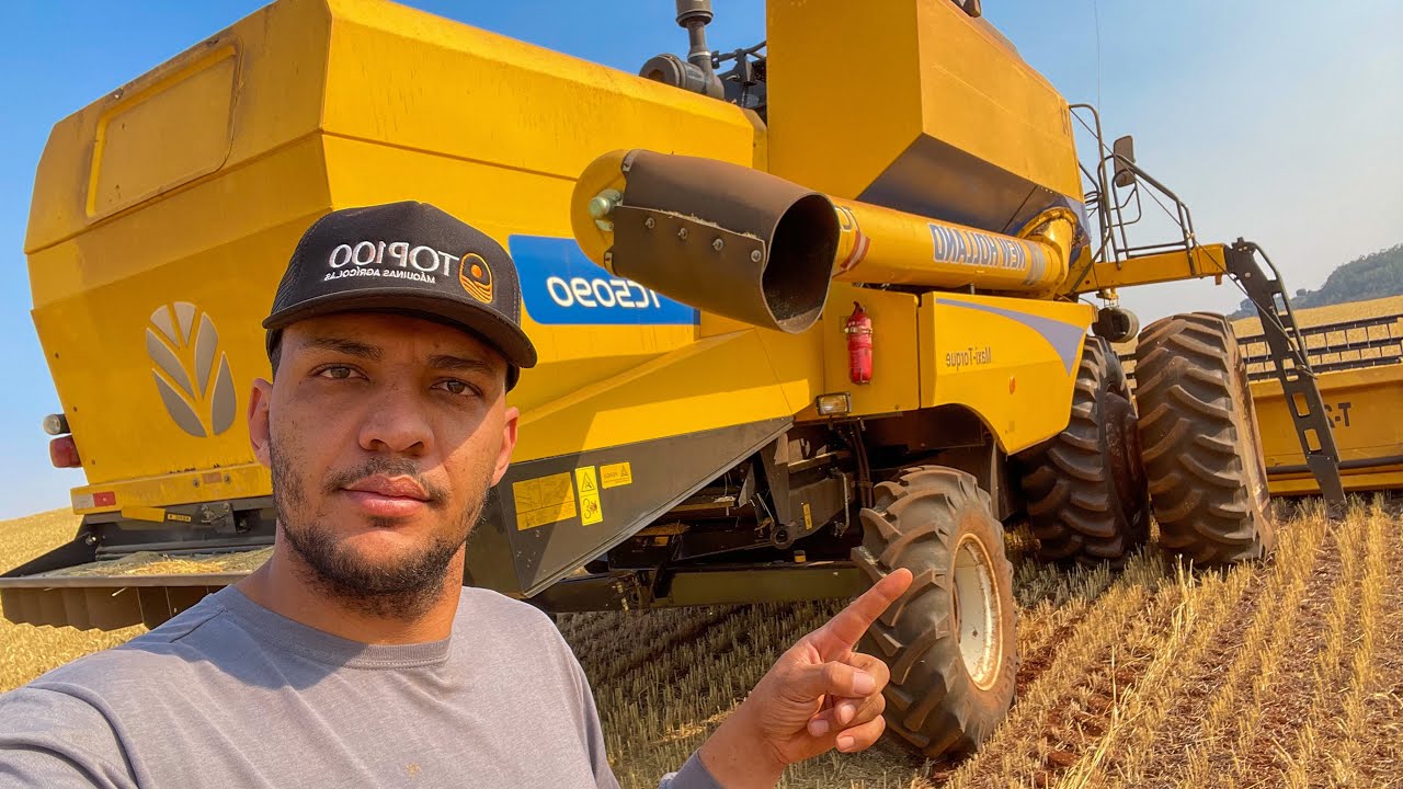 COMO REGULAR A COLHEITADERA TC 5090 PARA COLHER TRIGO