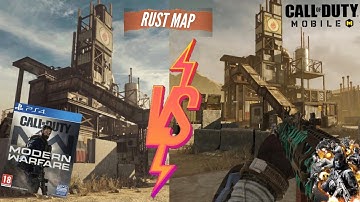 "Rust" Map Comparison - Modern Warfare vs COD Mobile / Call of Duty Mobile