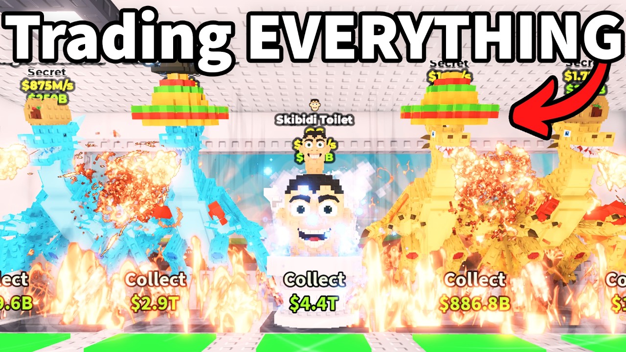 Trading Off My ENTIRE BASE in Steal a Brainrot!