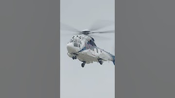 Airbus Helicopters H225 LP Super Puma on Approach to Land – AIN #helicopter #aviation #flying