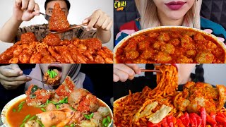 PELAN² PAK SOPIIR ⁉️ MUKBANG BAKSO SUPER PEDAS MELEDAK 💥 #mukbang #asmr