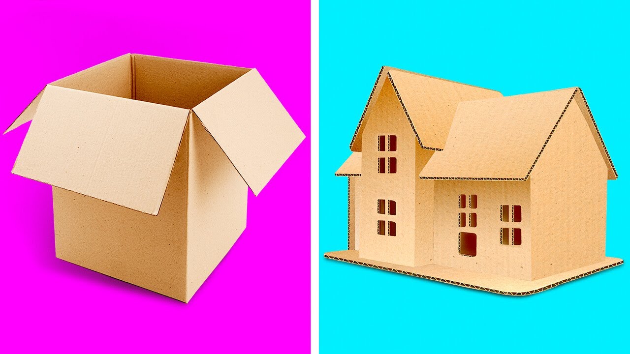 📦 ASTUCES GÉNIALES AVEC DU CARTON 🤯✂️ | Idées de bricolage malines que vous allez adorer par 123 GO!