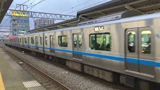 小田急5000形5057編成快速急行新宿行OH01行OH36伊勢原駅到着！