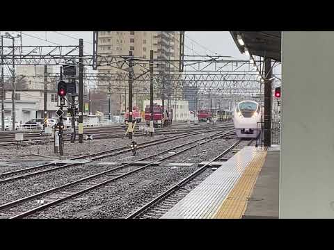 【一番列車】常磐線  特急ひたち3号 仙台行 @水戸駅　祝:全線運転再開
