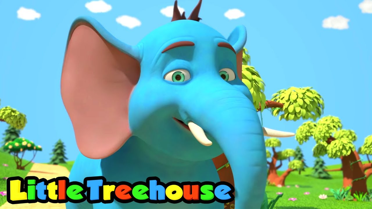 ⁣гигантский слон | детская песня | потешки | Little Treehouse Russia | мультфильмы для детей