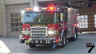 Bellingham Fire Department - Engine 3, Aid 3,   Bellingham PD Responding