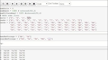 Solving Poker With IPython And Fictitious Play: Functions
