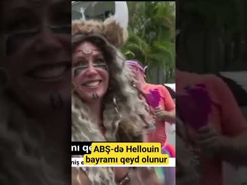 Video: Avropada Hellouin bayramı qeyd olunur