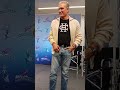 Dolph Lundgren speaking briefly to fans (including me last) Rocky IV Masters of the Universe