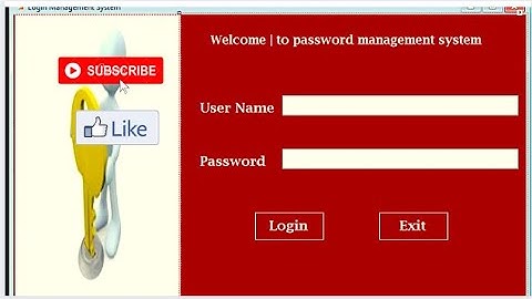 Password Management System in C# part 1