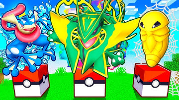 Choose Your LUCKY BLOCK Starter Pokémon In PIXELMON! (Minecraft)