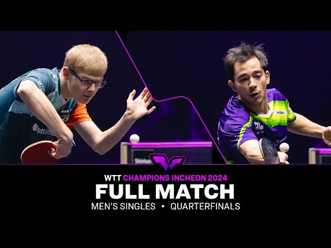 FULL MATCH | Hugo CALDERANO vs Felix LEBRUN | MS QF | #WTTIncheon 2024