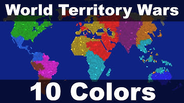 10 Colors Hex Territory Wars World | 250 Subs | Marble Race