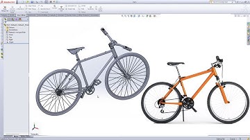 Solidworks tutorial | Design and Assembly of Bicycle in Solidworks #solidworks #sheetmetal #weldment
