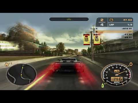 Need For Speed Most Wanted Lamborghini Gallardo Gameplay PS2 