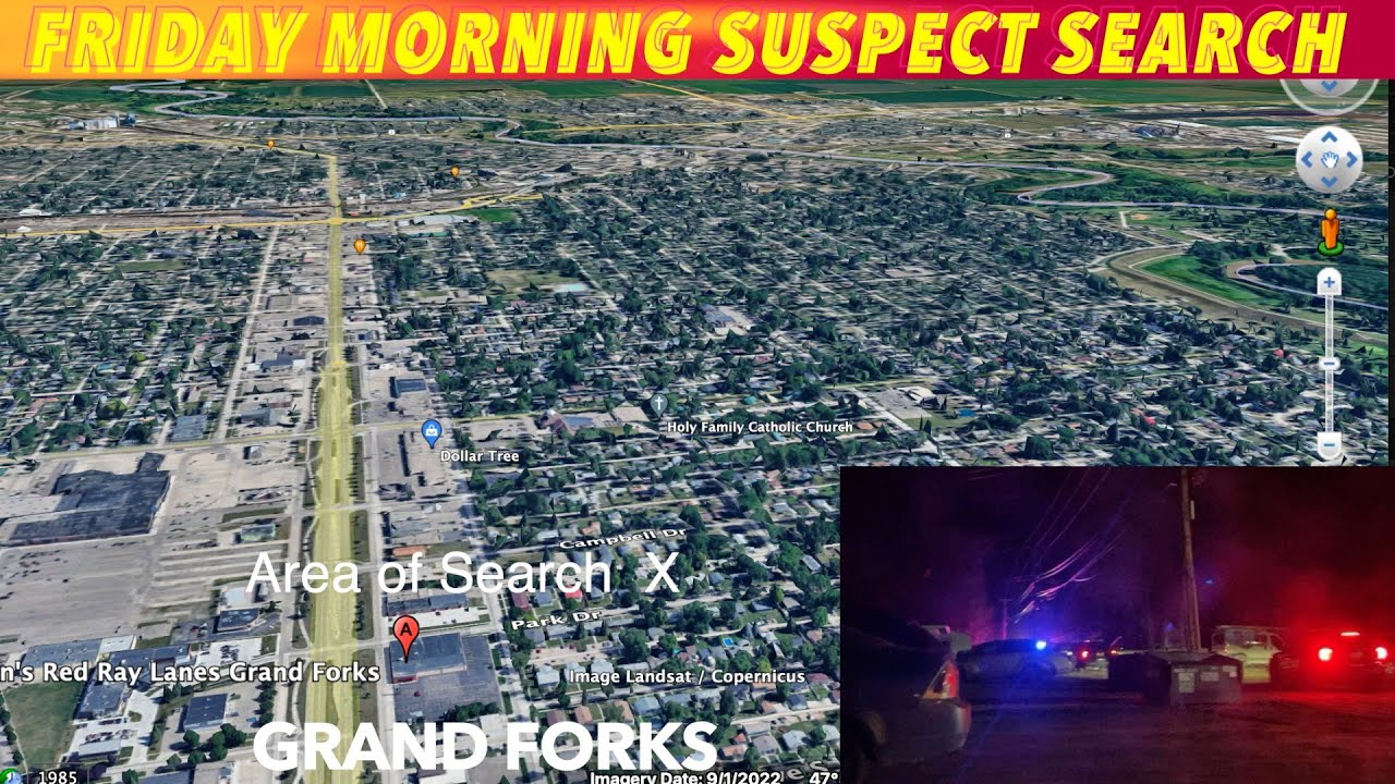 BREAKING NEWS: Friday Morning Suspect Search In Grand Forks - YouTube