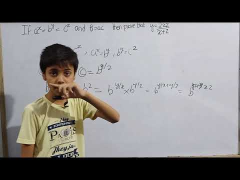 If a^x=b^y=c^z and