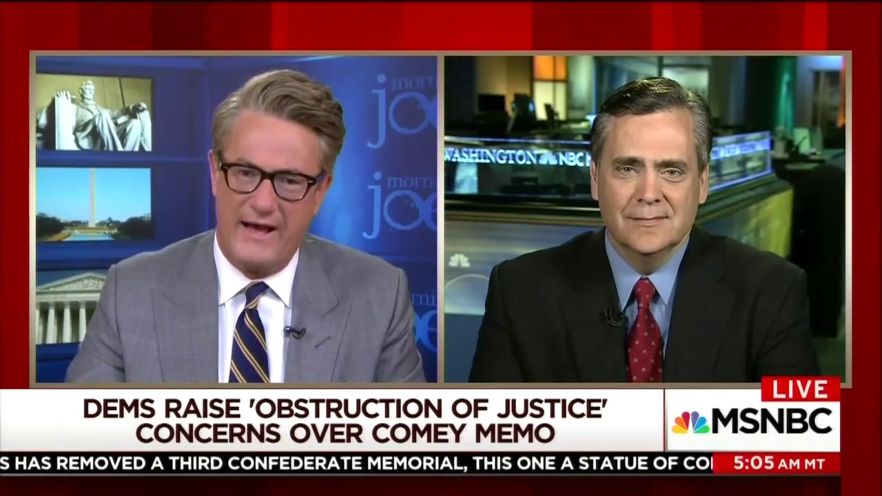 Jonathan Turley: "I don't think this makes out an obstruction case"