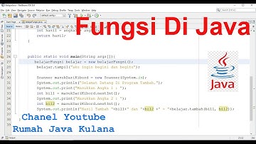 Fungsi, Method dan Prosedur di Java