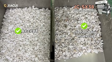 Must Have! One Color Sorter for Both White & Yellow Quartz Stone - 99.9% Accuracy!
