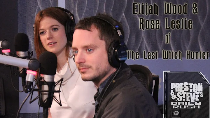 Elijah Wood and Rose Leslie  - Preston & Steve's D...