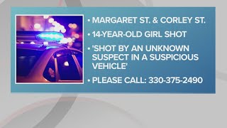 Teenage girl taken to hospital following shooting in Akron
