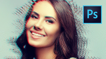 Concentric Circles Jitter Illusion Effect Photoshop Tutorial