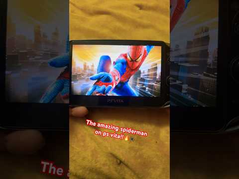 The amazing Spiderman on PS Vita!!!❤️🔥 | #psvita #spiderman #retrogaming #nostalgia  #playstation