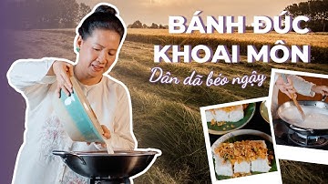 BÁNH ĐÚC KHOAI MÔN | DÂN DÃ BÉO NGẬY  - TARO PLAIN RICE FLAN | A DELIGHTFUL FLAVOR