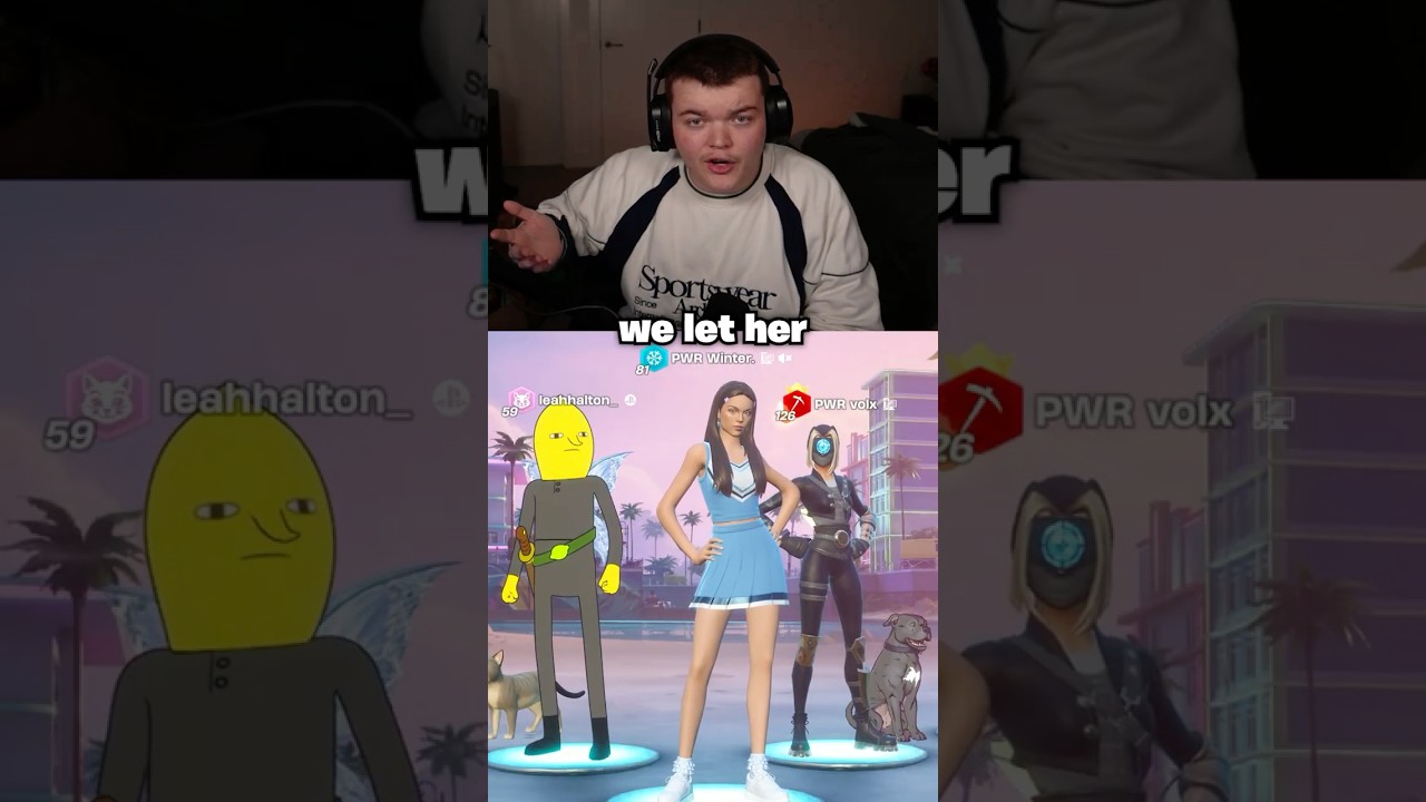 I Gave Leah Halton Fortnites RAREST Sprite