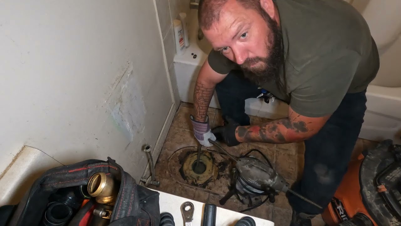 Toilet and bathtub backing up into disgusting apartment. YouTube