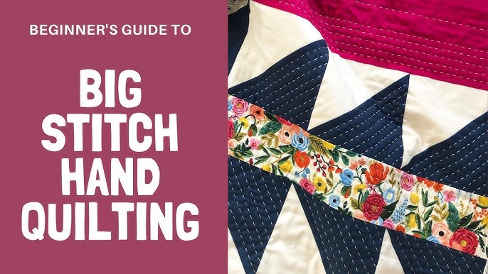 Try Big Stitch Hand Quilting with Corey Yoder - The Jolly Jabber Quilting  Blog