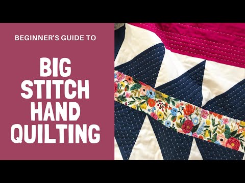 Facile Big Point main quilting Tutorial