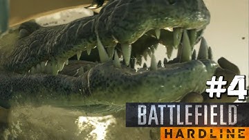 Battlefield Hardline Walkthrough - Episode 4 - Gator Bait (PS4 Gameplay)