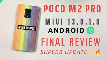 Poco M2 Pro Miui 13.0.1.0 Android 12 Update Full And Final Review | Superb ⚡ Update