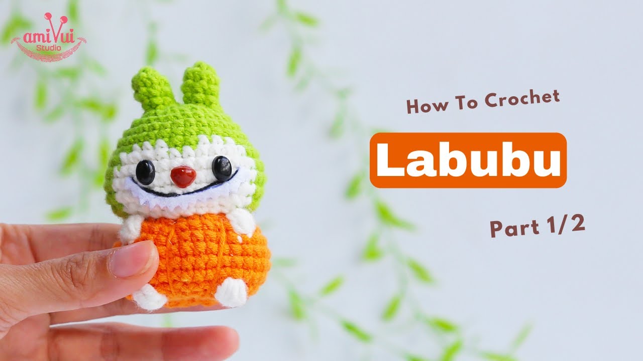 #459 | Amigurumi Labubu Pumpkin (1/2) | Crochet No Sew | Amigurumi Beginner Tutorial | AmivuiStudio