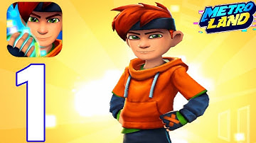 MetroLand - Endless Arcade Run - Gameplay Walkthrough Part 1 - Jet (iOS, Android)