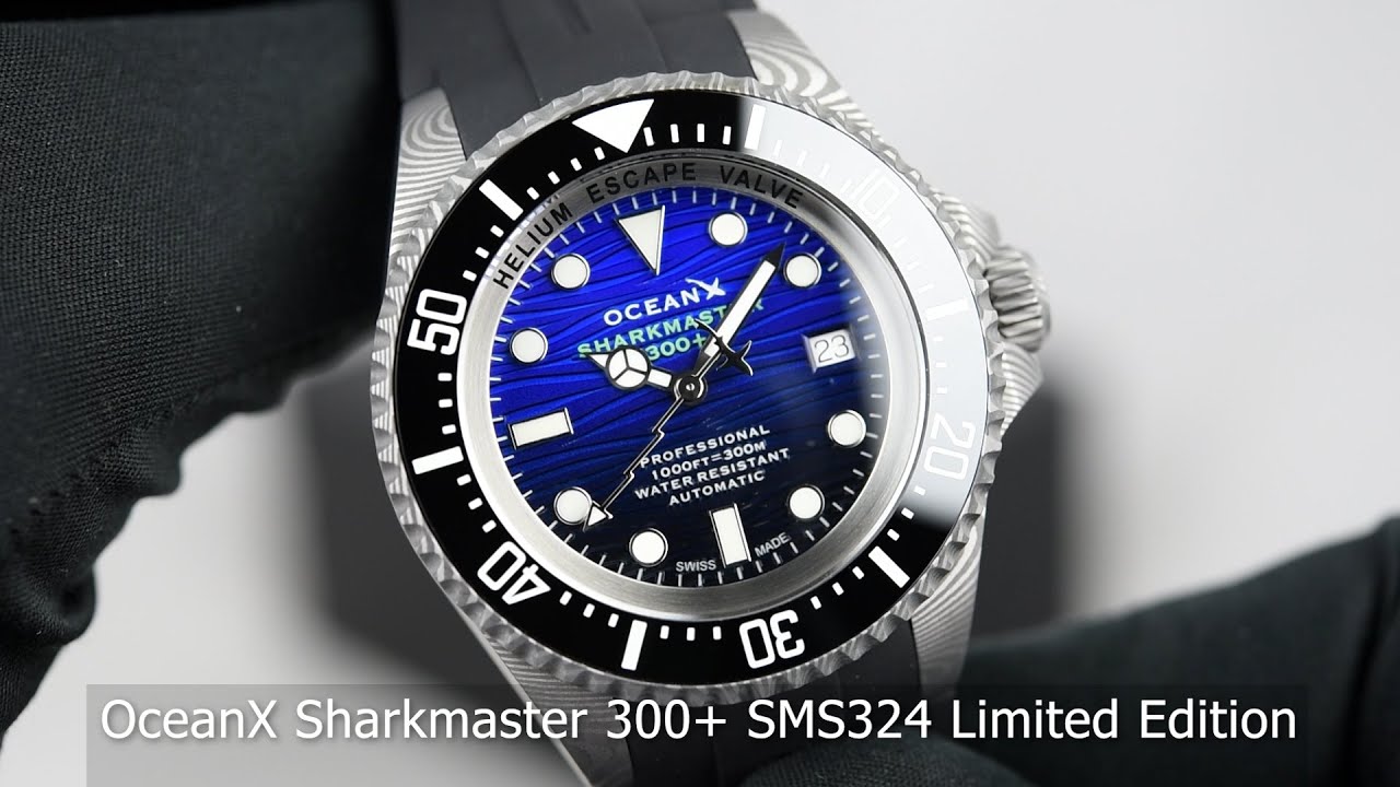★sea様限定★ OceanX Sharkmaster 300+ Damascus SMS324 Limited Edition