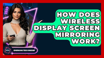 How Does Wireless Display Screen Mirroring Work? - Emerging Tech Insider