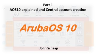 ArubaOS 10 Series  – Part 1 – AOS 10 explained and Central account creation screenshot 1